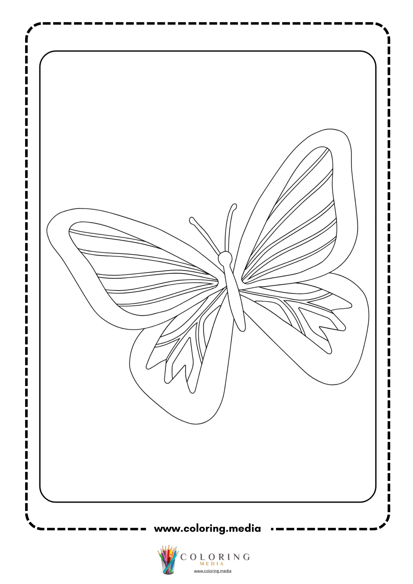 Dark moth with wide spread wings