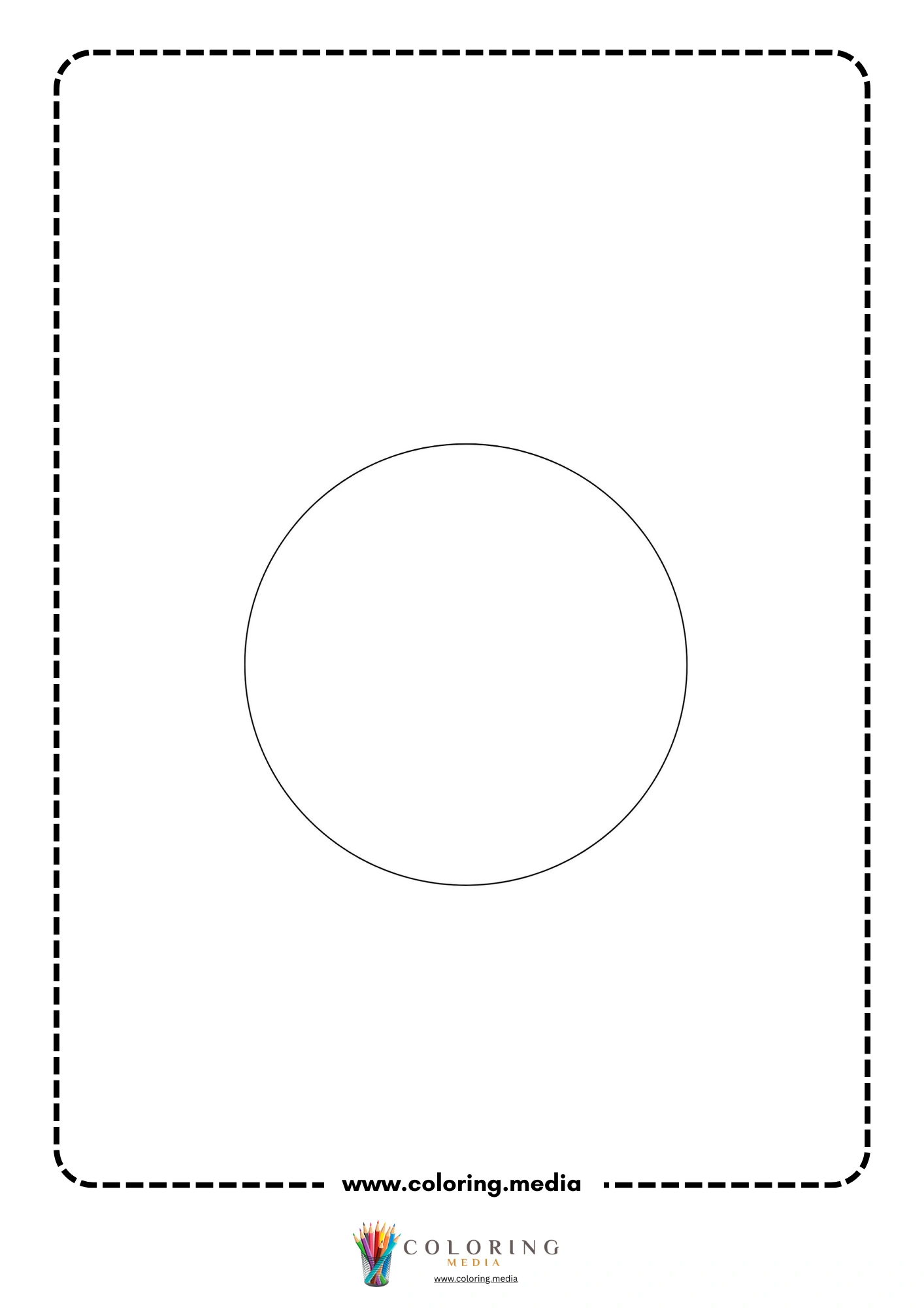 Ladybug wheel template