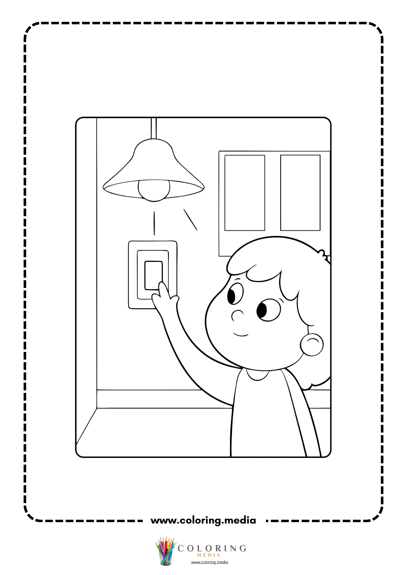 Greenhouse effects coloring page with planet Earth and climate symbols
